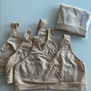 Nearly Nude Maternity Bralette x 6